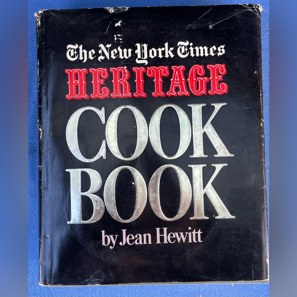 Heritage Cook Book by Jean Hewitt - hardcover.